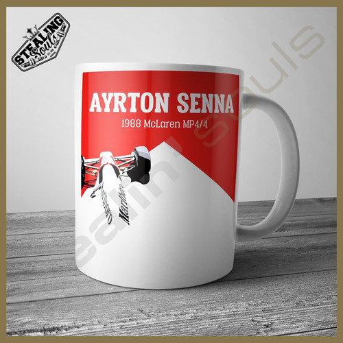 Taza Fierrera - Formula 1 #848 | Ayrton Senna - F1