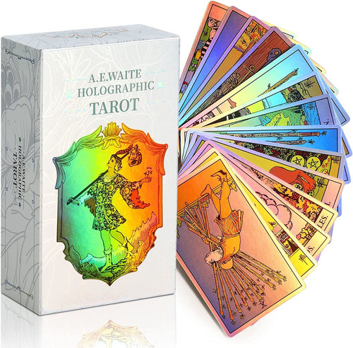 Cartas De Tarot Magicseer Rainbow Holograficas + Libro