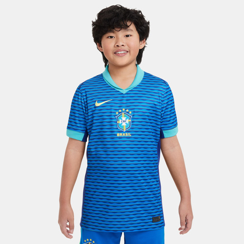 Jersey Fútbol Niños Grandes Nike Dri-fit Brasil 2024