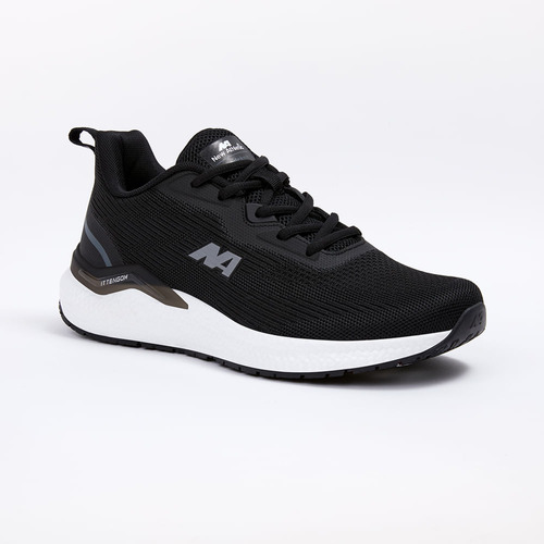 Zapatillas New Athletic Running Ittengom58 Negro Con Blanco 