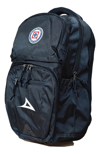 Mochila Cruz Azul Pirma 14080 Color Azul marino Diseño de la tela Liso