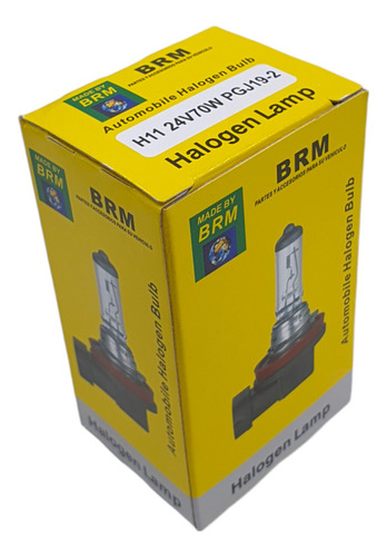 Ampolleta H11 24v 70w Brm Luz Cálida