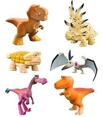 Imagen 3 de 6 de Dinosaurio Figuras Muñecos X6 Un Gran Dinosaurio Disney Tom