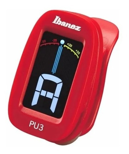 Ibanez Pu3-rd Afinador Cromatico De Clip Rojo