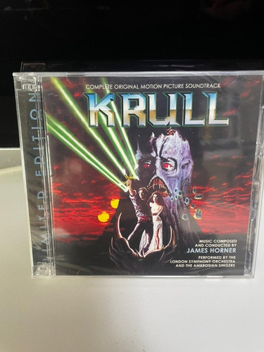 Krull Trilha Sonora James Horner Ed Limitada Lacrada (Usado)