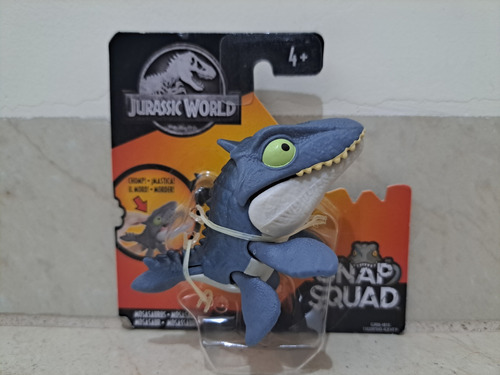 Jurassic World Mosasaurio Snap Squad Mordelones Mattel 