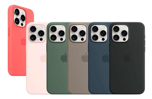 Apple - Funda Silicona Iphone 14 Pro Max Negro Lisa