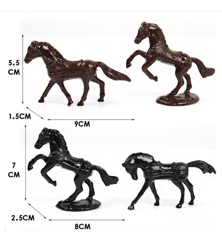 Juego De 112 Juguetes De Caballeros, Figura De Plástico