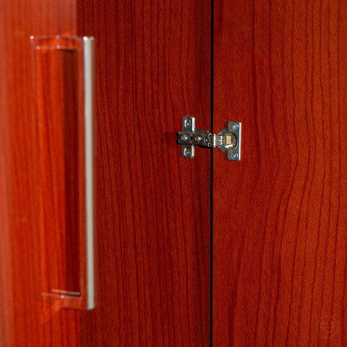 Placard Máximo Fortaleza 2p 2c Melamina 62.5 Cm Caoba