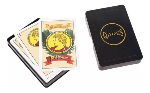Baraja Española Plastico 100% 40 Cartas Lavable 6 Piezas