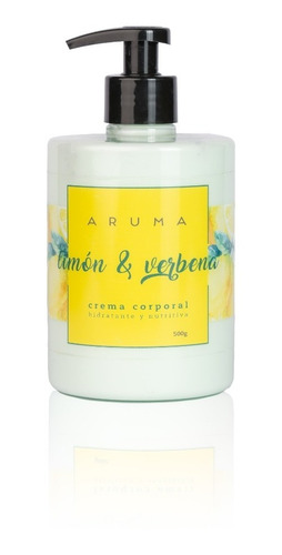 Crema Corporal 500g Verbena Limón Aruma, 