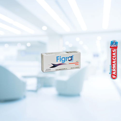 Pack De 4 Figral 100mg, Sildenafil, 10 Tabs Cada Uno