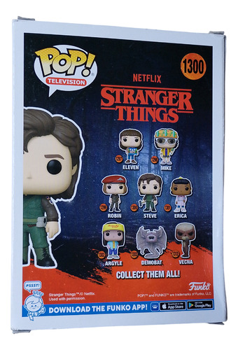 Figura Funko Pop Stranger Things Steve #1300 (Usado)