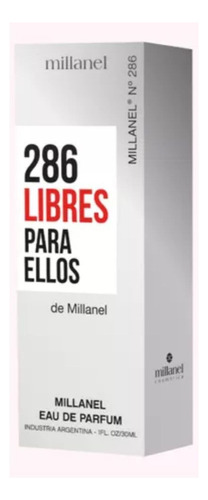Perfume Masculino Libres, De Millanel N° 286, 30 Ml.