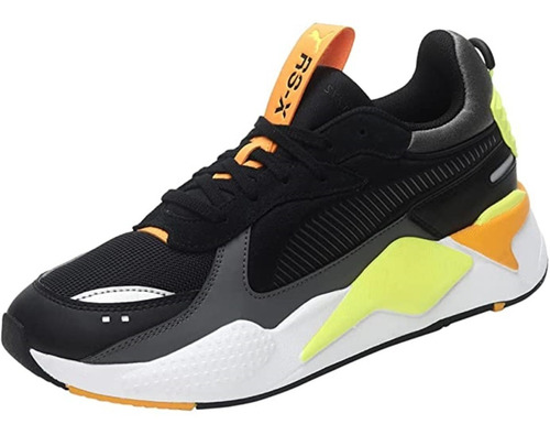 Puma Rs X Mix Black Castlerock Yellow Alert 38046206