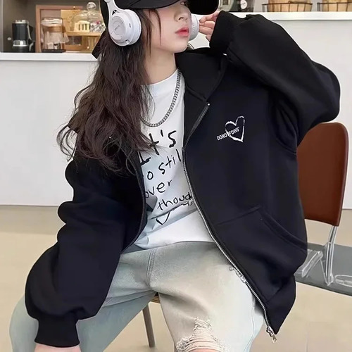 Sudadera Con Capucha Y Estampado De Dibujos Animados Para Ni