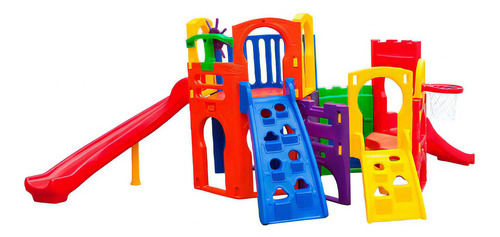 Playground Multiplay Petit Com Escorregador Infantil Freso