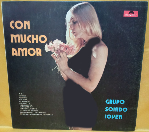 O El Grupo Sonido Joven Con Mucho Amor 1979 Lp Ricewithduck