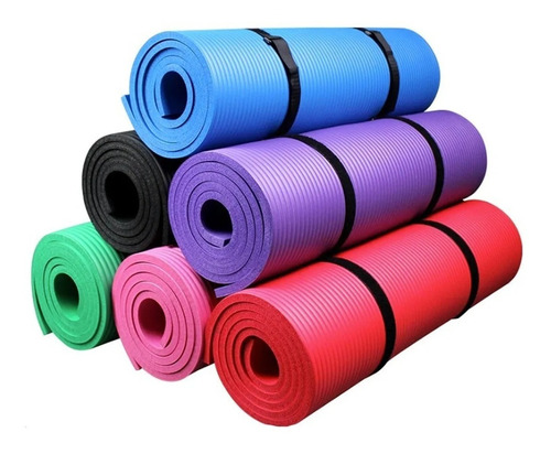 Mat Yoga Pilates 10mm Colchoneta De Goma Eva Colores / Lhua