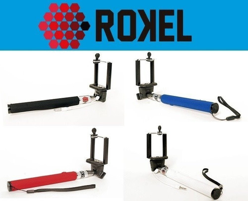 Imagen 2 de 6 de Selfie Stick Cable Nuevo Sellado Celular Con Auxiliar