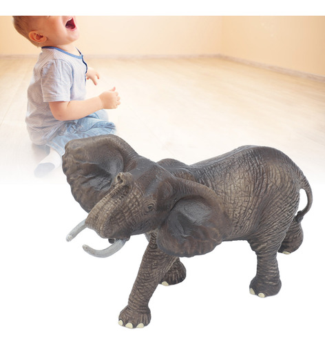 Animales Salvajes Modelo Elefante Simulado Plástico Realista