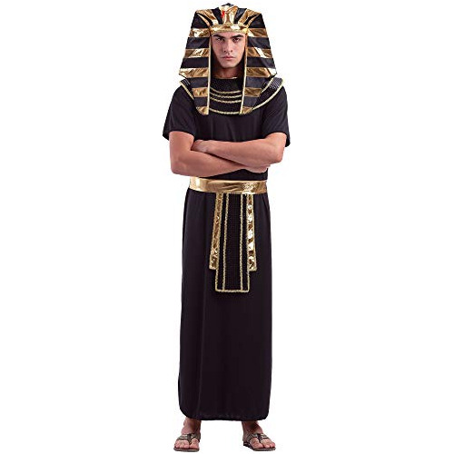 Disfraz De Faraón Egipcio Hombres, Rey De Egipto, Tún...
