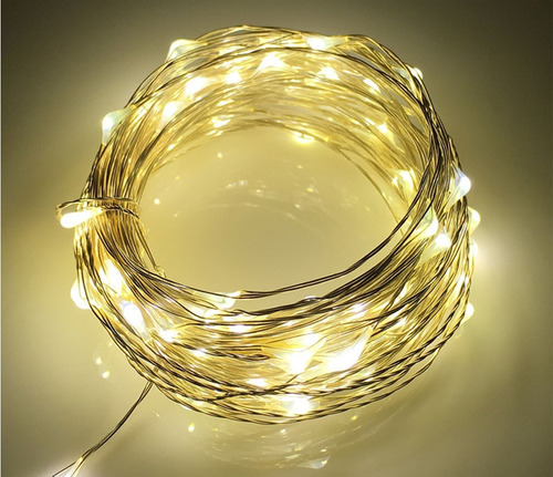 Pack 3 Guirnalda Led Arroz Hada 10 Mts 100 Luces S/pilas