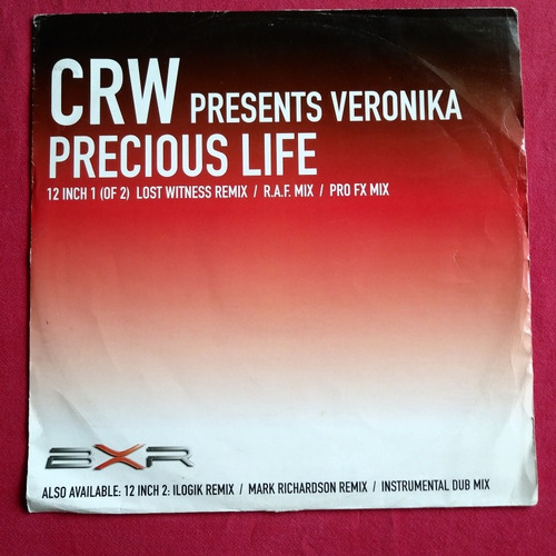 Crw Presents Veronika Precious Life (house Italodance) Maxi