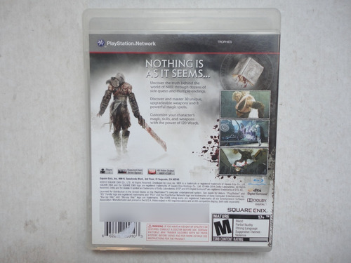 Nier Ps3 Original Y Completo Juego Físico Sony Playstation (Usado)