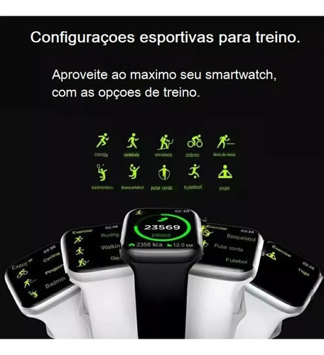 Lançamento Imperdível: Relógio Smartwatch X Pro Amoled 2025 Prateado Silicone Prateado Prateado