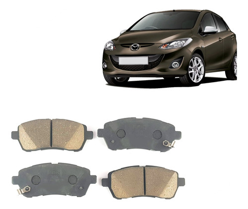 Pastillas De Freno Delanteras Mazda 2 1.5 [2007-2015]