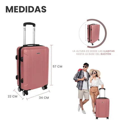 Maleta de viaje chica con ruedas hotsell