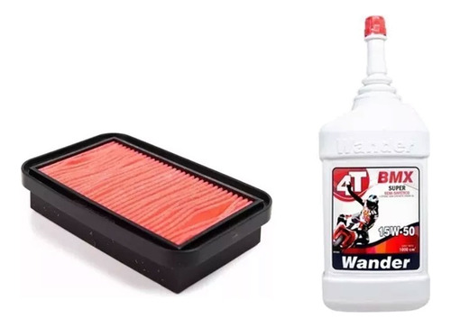 Kit Filtro Aire Y Aceite Wander Cb 125 F Twister Honda 