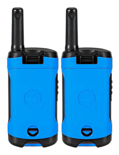 Handy Walkie Talkie Motorola T100 25km Alcance Con Color Azul