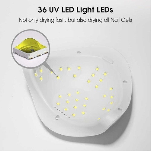 Secador De Uñas Led Profesional 48 Watts Led Uv Manicure