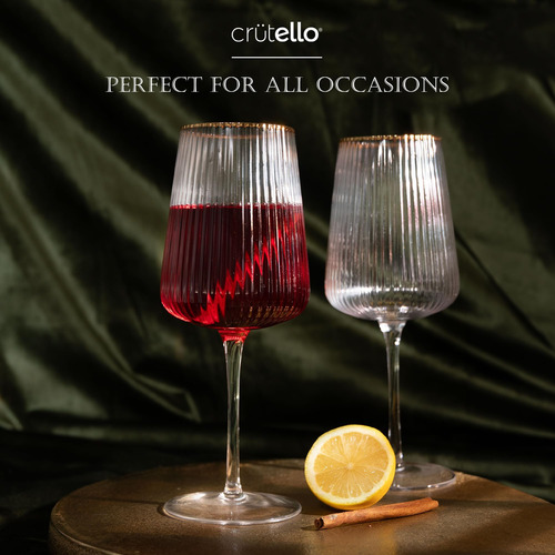 Cueras De Vino Modernas De Crutello - Veltalina Estriada Úni