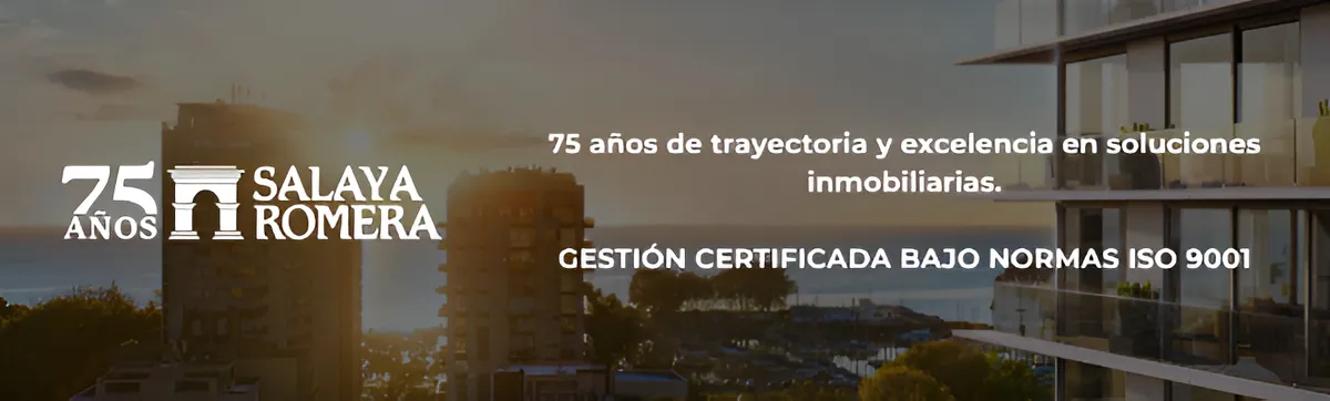 75 años de trayectoria y excelencia en soluciones inmobiliarias. GESTIÓN CERTIFICADA BAJO NORMAS ISO 9001