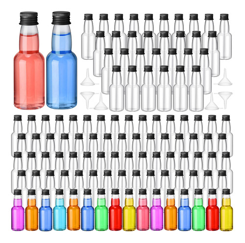 120 Mini Botellas De Licor, Botellas De Plastico Para Bebida