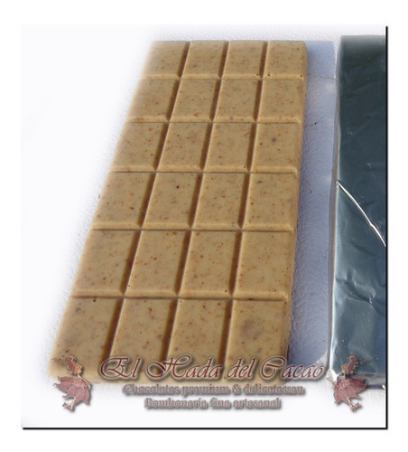 Imagen 4 de 6 de Pack X 4 Tabletas De Chocolate Blanco Natural. Manteca Cacao