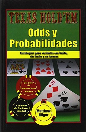 Libro : Texas Holdem Odds Y Probabilidades Estrategias De..