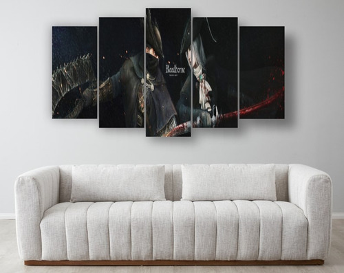 Set 5 Cuadros Decorativos Canvas Bloodborne 8