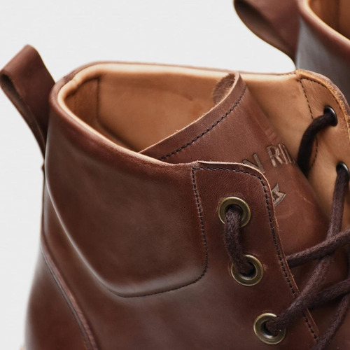 Imagen 4 de 7 de Botas Borcego Brooklyn Riders Touring Cuero Protecciones