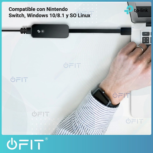 Imagen 7 de 10 de Adapatador De Red Tp-link Usb A Puerto Rj-45 Gigabit