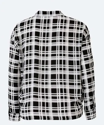Camisa Plus Size Feminina Xadrez Manga Longa Marisa 83806