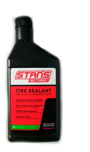 Imagen 1 de 2 de Liquido Antipinchadura Tubeless 473ml / 16oz Stans No Tubes