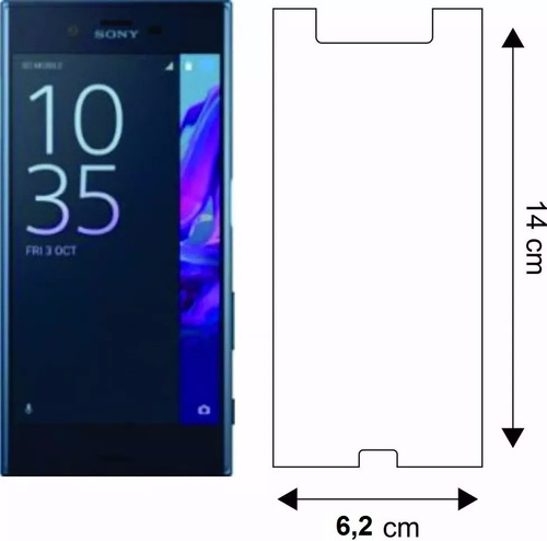 02 Película De Vidro Anti Risco Sony Xperia Xz Xzs Tela 5.2