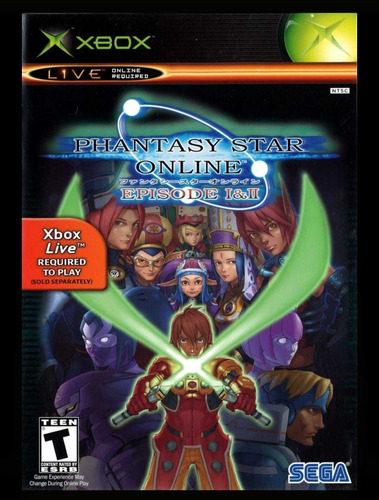 Jogo Phantasy Star Online Episode 1 E 2 Xbox