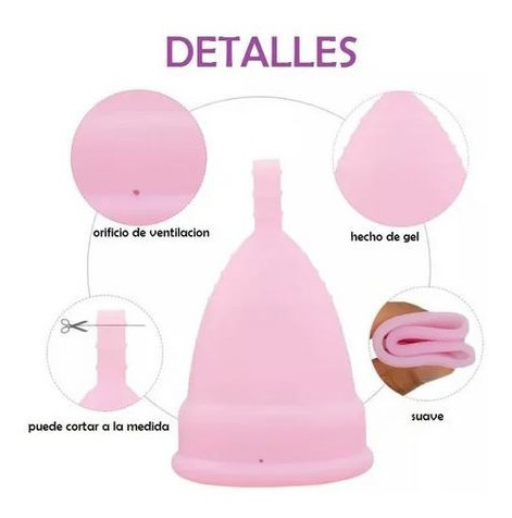 Copa Menstrual Personal Silicón Ergonomica Portátil Discreta