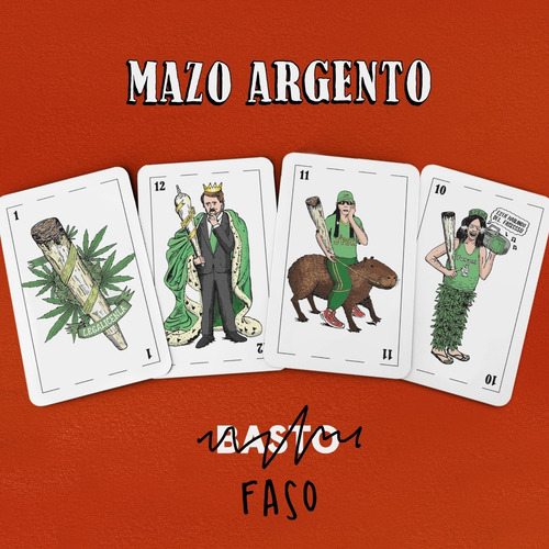 Cartas Mazo Argento Naipes Argentinos Juego Previa Poppular