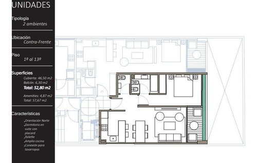 Imagen 26 de 30 de Venta Departamento 3 Ambientes En Barrio Naon